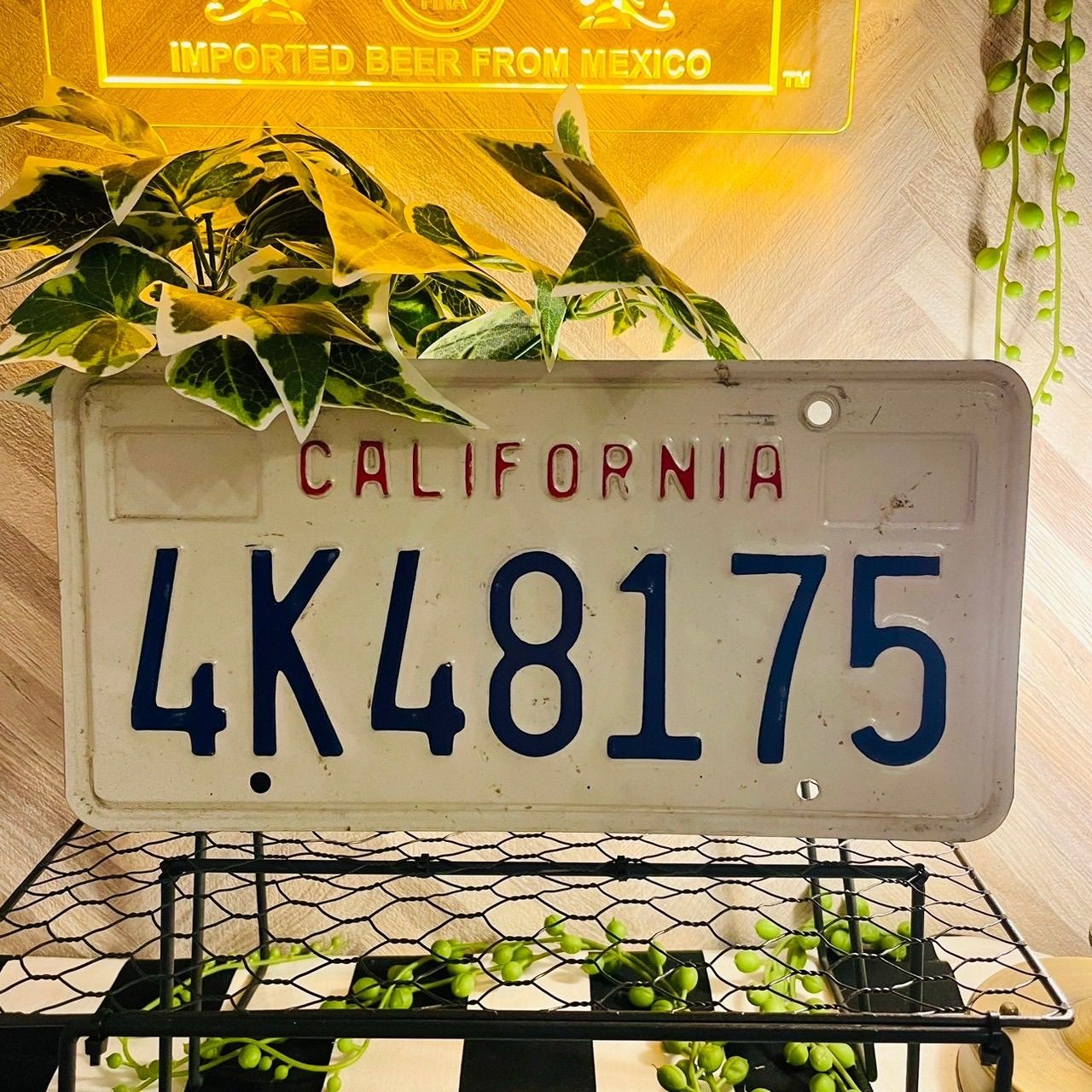 USED】🇺🇸 US ライセンスプレート カリフォルニア '87-'93