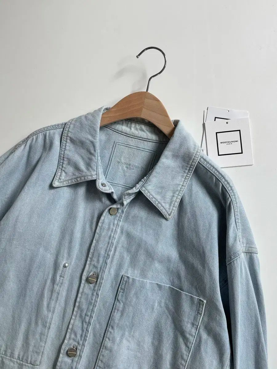 WOoyoungmi ウーヨンミ 24SS バックロゴ ライト ブルー ジャケット