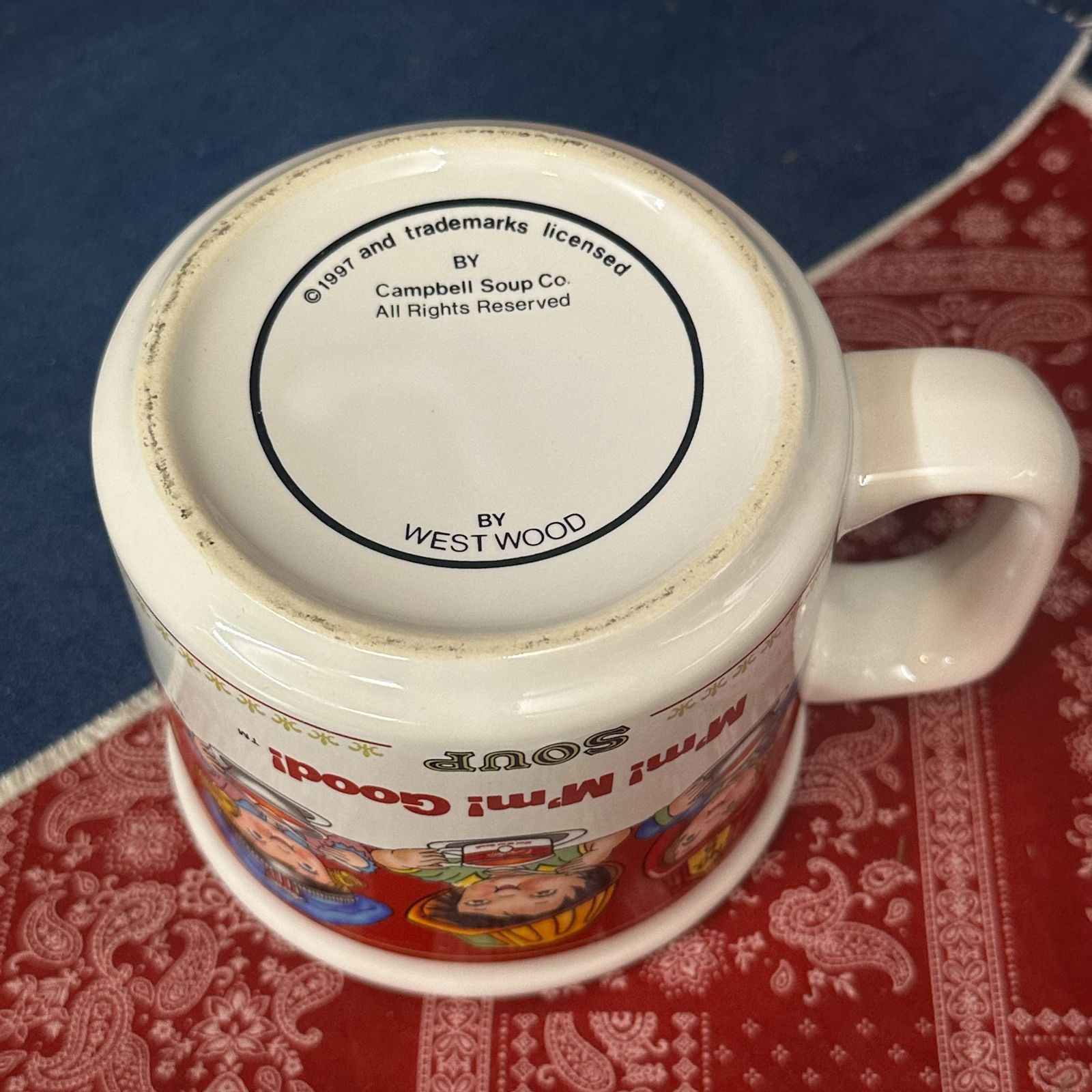 Campbell's Soup(キャンベルスープ)マグカップ1997年製 WEST WOOD製
