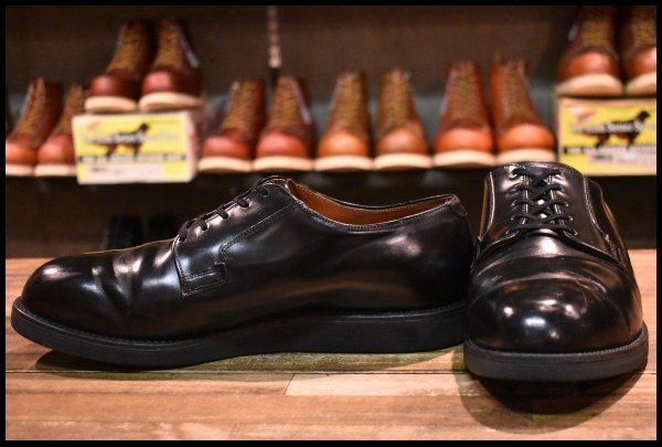 11EE 良品 旧羽タグ】レッドウィング 101 ポストマン シューズ 黒 