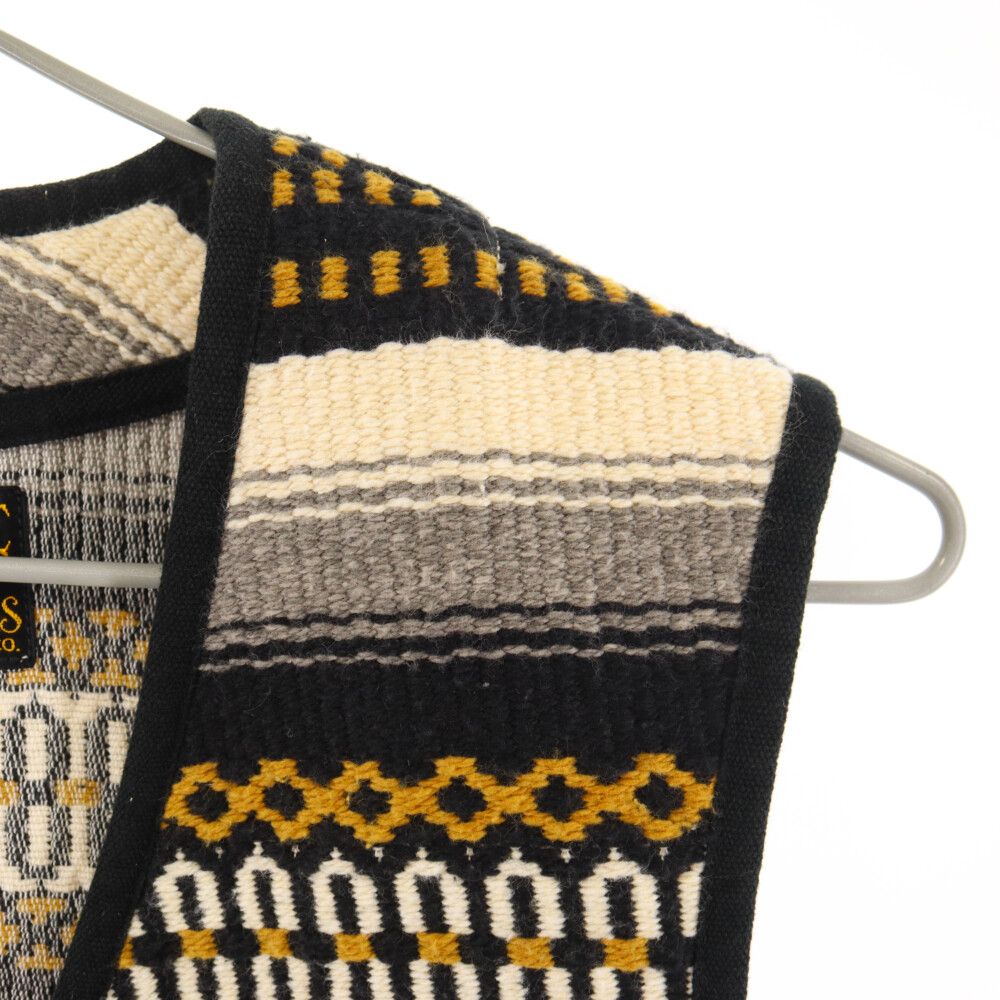 COOTIE (クーティー) Mexican Vest メキシカンラグ ベスト ブラウン