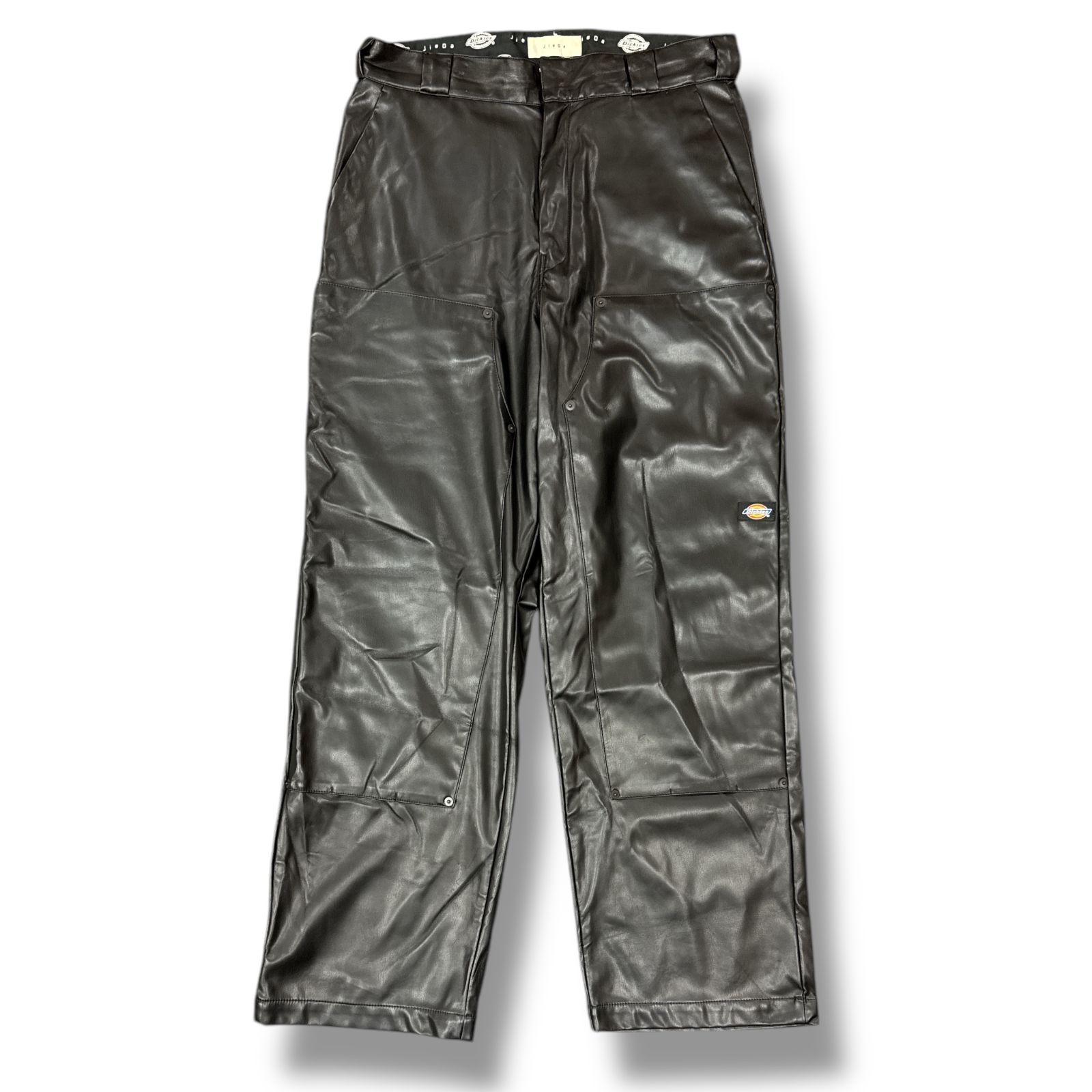 JieDa × Dickies FAKE LEATHER DOUBLE KNEE JieDa×Dickies FAKE LEATHER DOUBLE KNEE PANTS s.t.c｜お客様に