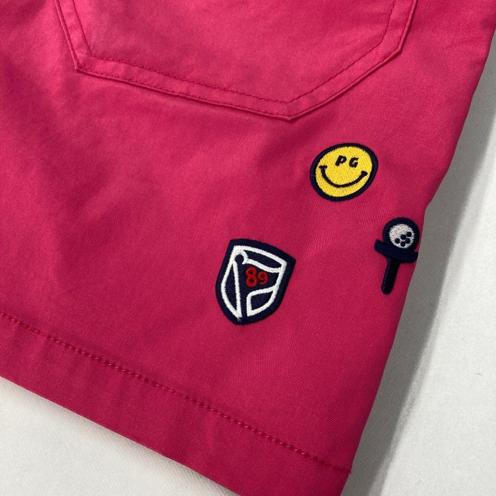 【新品タグ付き】パーリーゲイツ ゴルフスカート レディース1 PEARLY GATES パーリーゲイツ スカート 白×ブルー×レッド