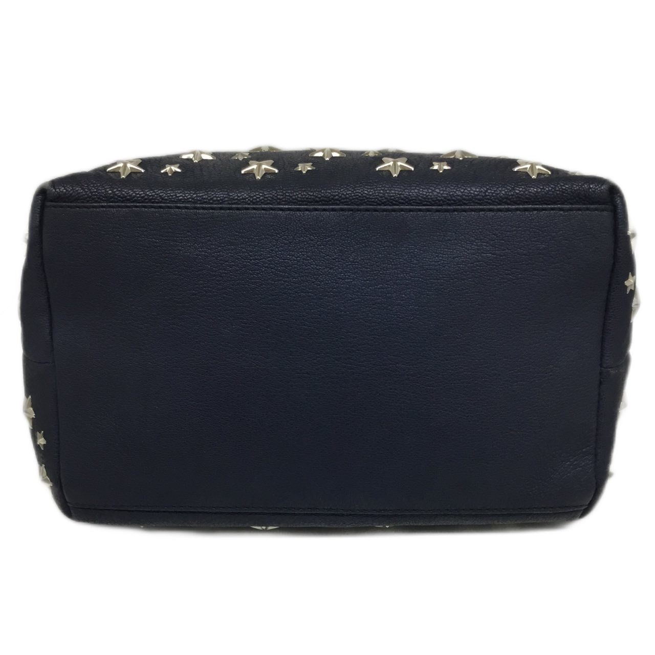 ■高級感■ジミーチュウ　トートバッグ　ブラック　レザー　スタッズ　スター ジミー チュー JIMMY CHOO ジミーチュウ トートバッグ スター