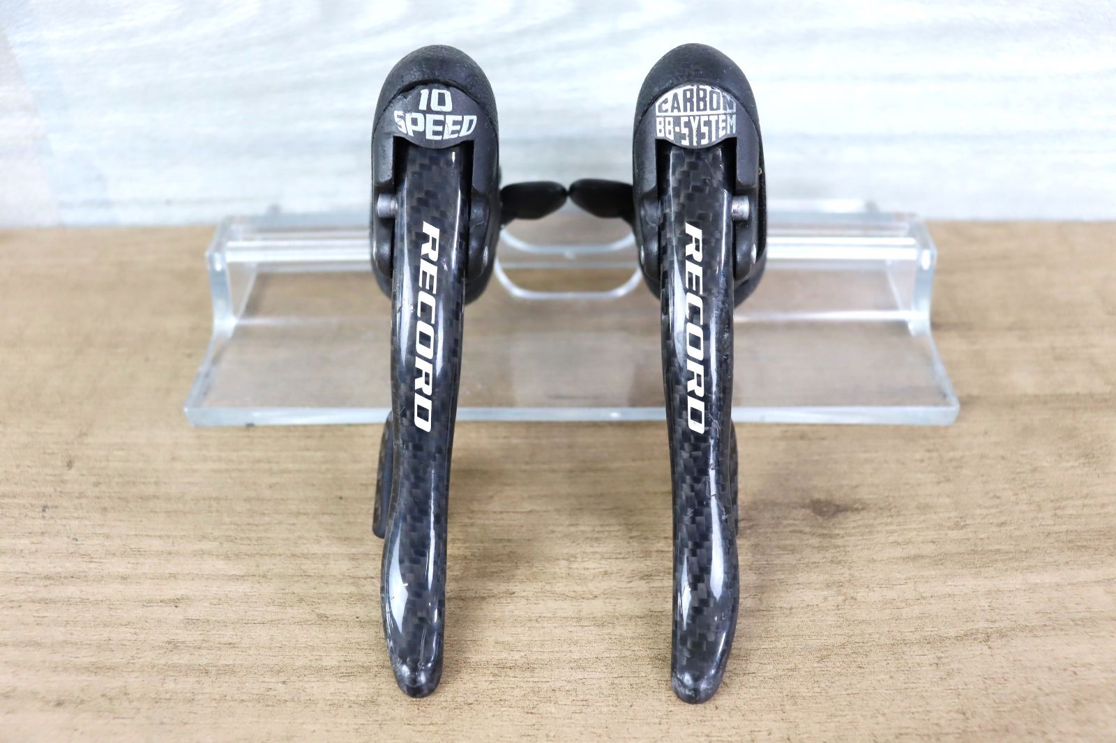 S40 Campagnolo RECORD カンパニョーロ レコード 2×10速 10s カーボン エルゴパワーレバー シフトレバー cicli17  - メルカリ