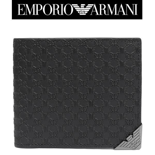 新品 エンポリオ アルマーニ 財布 メンズ 2つ折り財布 EMPORIO ARMANI Y4R167 YQ82X 80001 - メルカリ