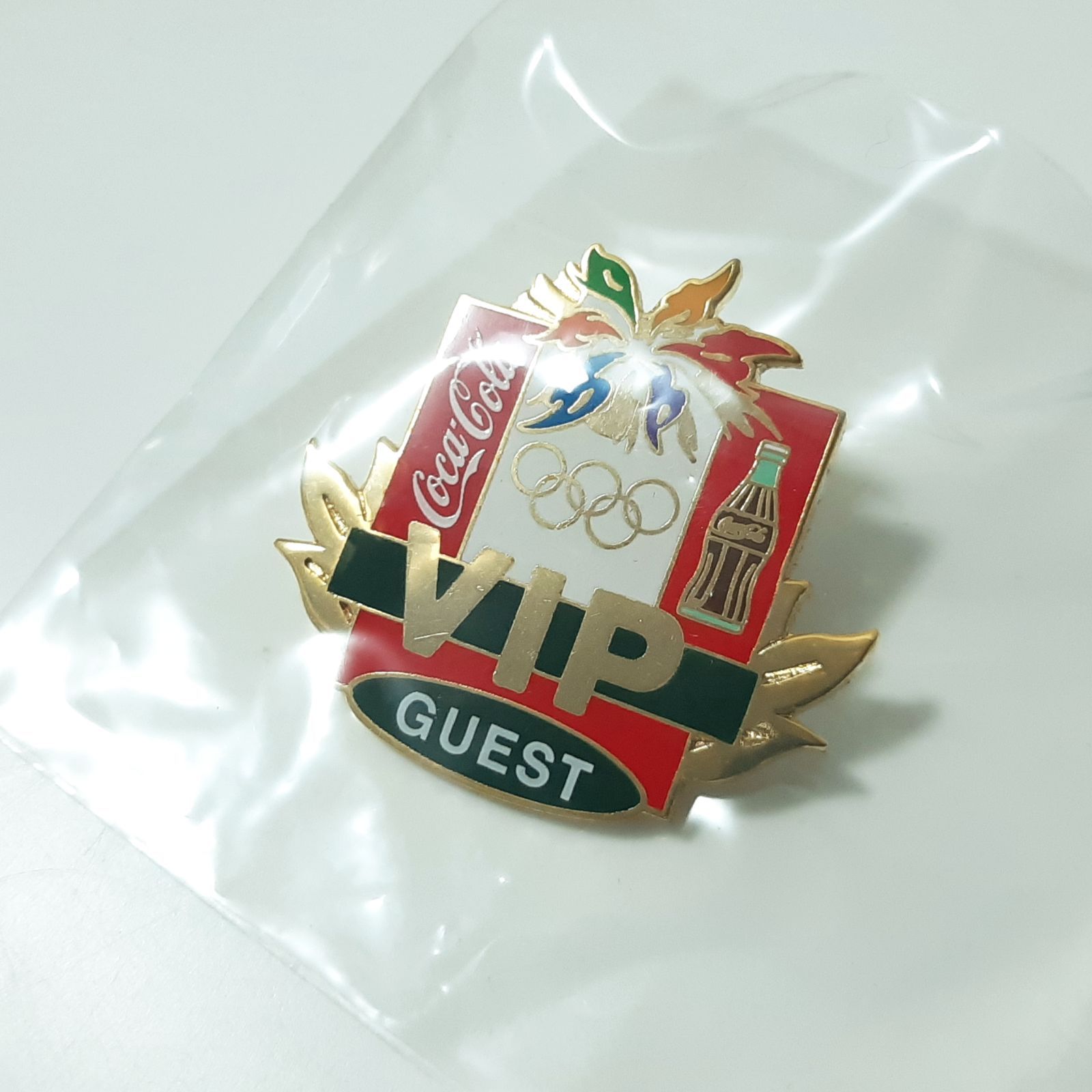 コカ・コーラ　アトランタ〜長野 オリンピック ブリッジ　ピンバッジ　激レア 長野オリンピック☆コカコーラピンバッジ コカ・コーラ アトランタ