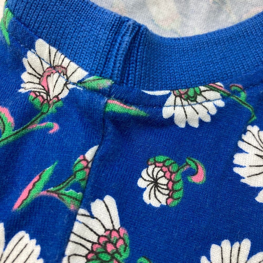 サイズ：0 PEARLY GATES パーリーゲイツ ノースリーブポロシャツ 花柄