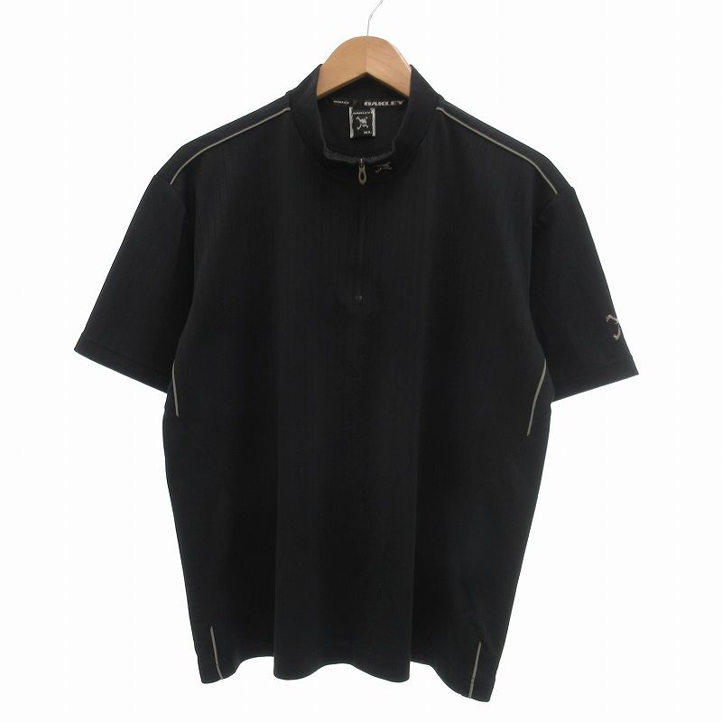 【正規販売店】 オークリー OAKLEY ゴルフフェア ハーフジップ 半袖 ポロシャツ メンズウェア