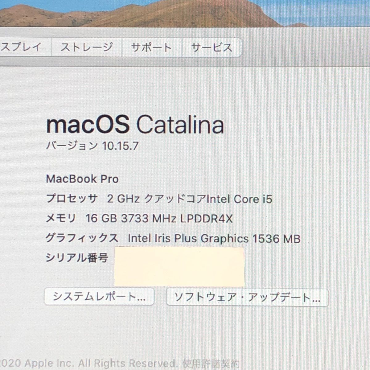 ◆ジャンク品 本体のみ◆Apple MacBook Pro 13インチ 2020 Thunderbolt 3ポート x 4 i5 16GB 512GB 画面表示色異常 A2251 EMC3348|MB-JUNK-251654 360611