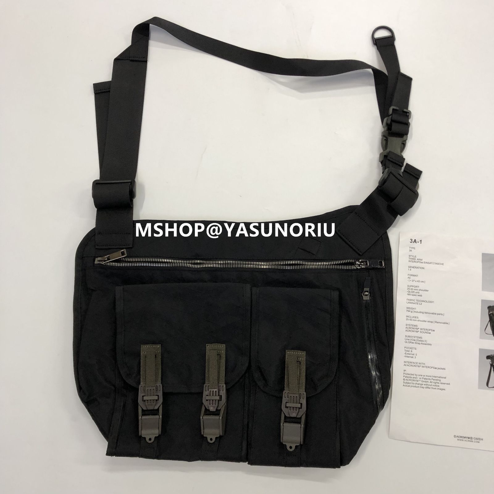 ACRONYM 3A-1 メッセンジャーバッグ