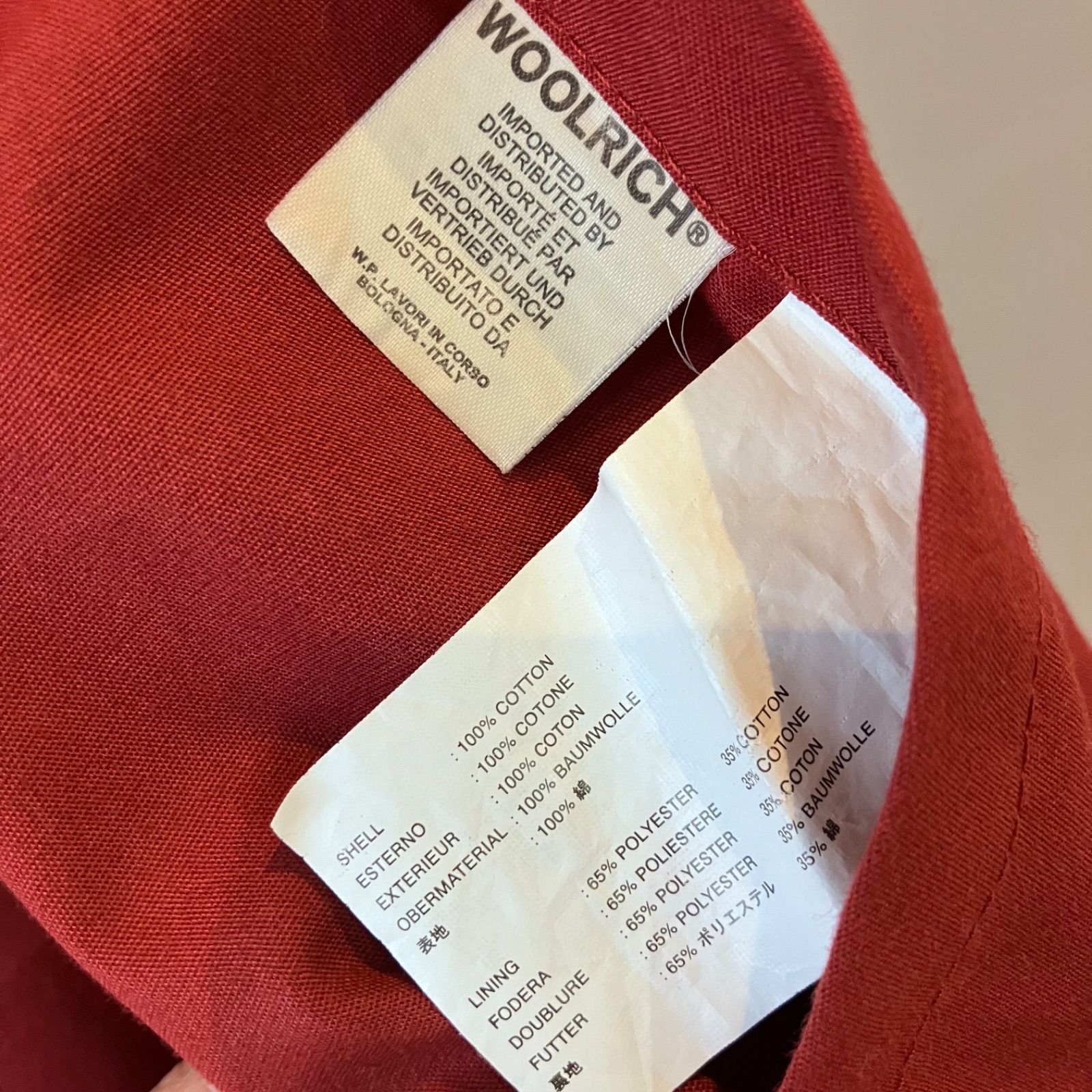 Woolrich ウールリッチ 復刻タグ リバーシブル フーディージャケット 