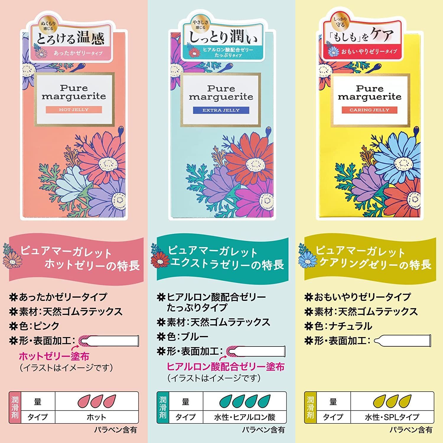 ピュアマーガレット ホットゼリー ピュアマーガレット オカモト : 1本