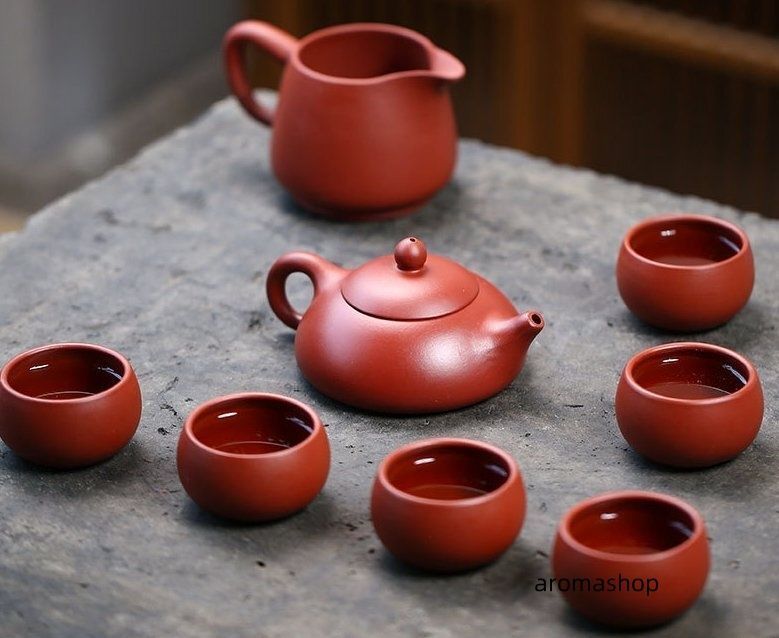 ベストセラー 新品 中国陶器 箱付き 6客セット 中国茶器 紫砂壺 高級茶器 食器
