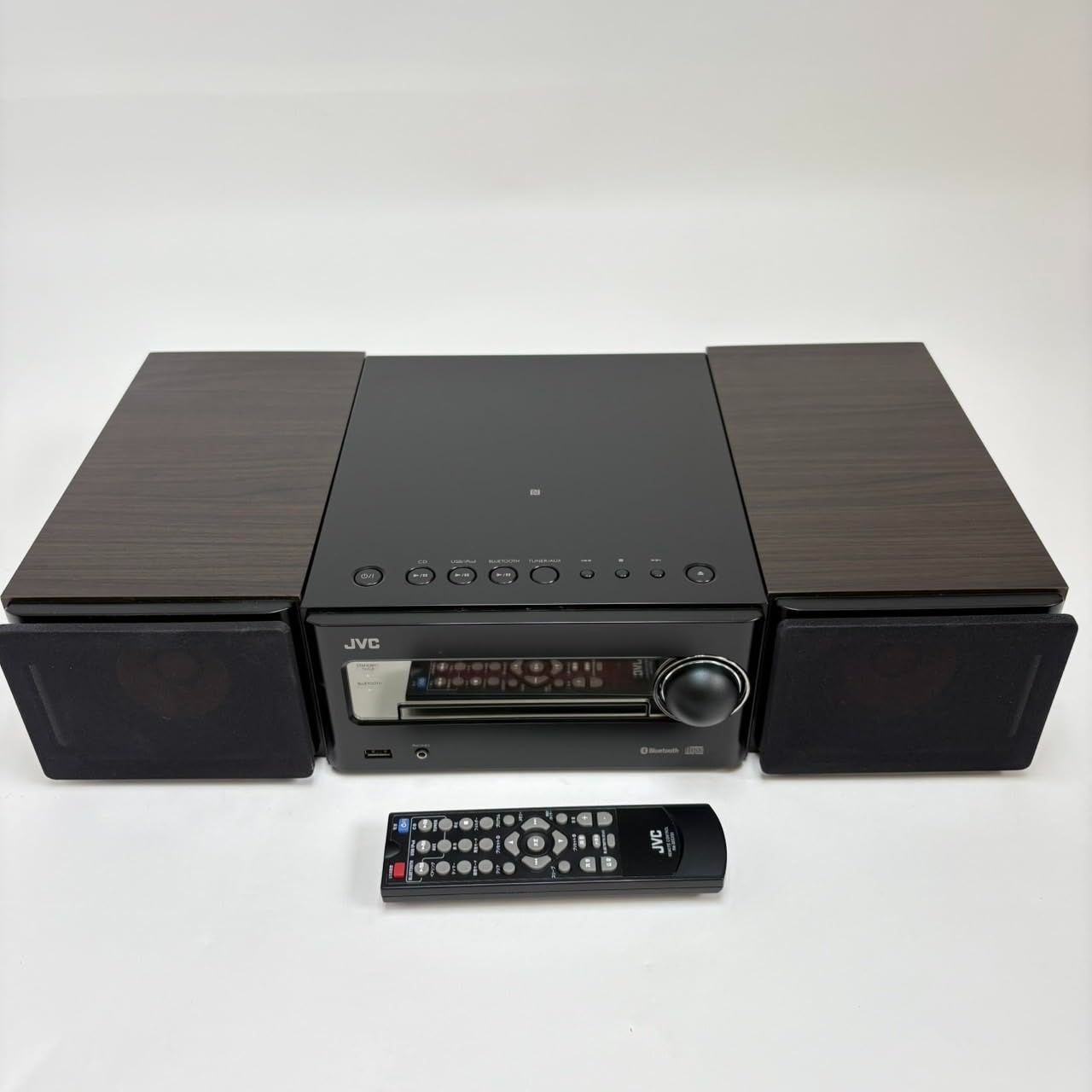 JVC CA-EXS55ミニコンポ Bluetooth搭載 ケンウッド ブラウン 展示品