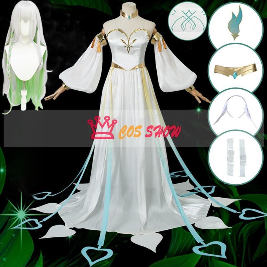 原神 げんしん マハールッカデヴァータ 草神ブエル コスプレ衣装 cosplay仮装 ウィッグ追加 イベント ステージ服 舞台 ハロウィン 学園