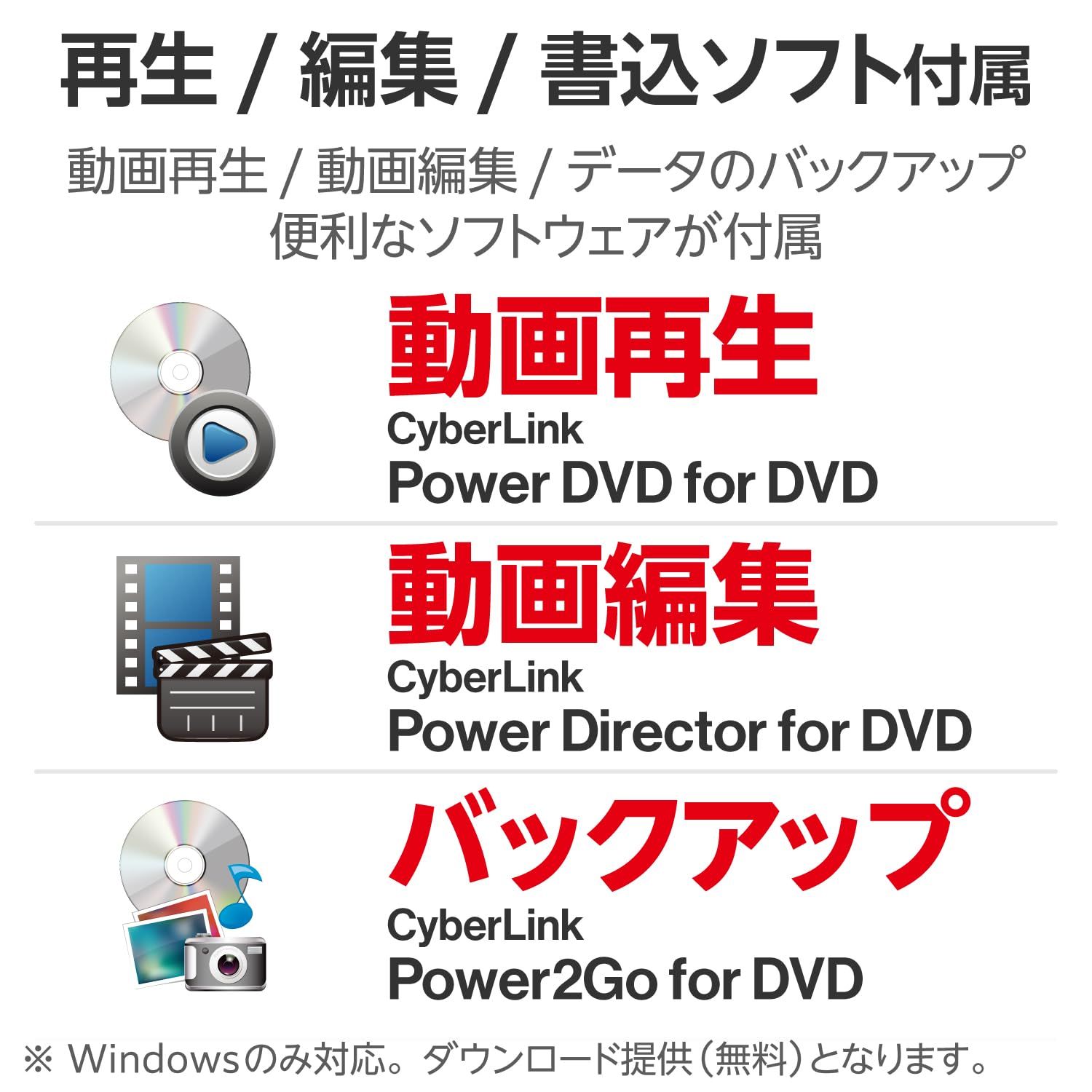 書込みソフト付き