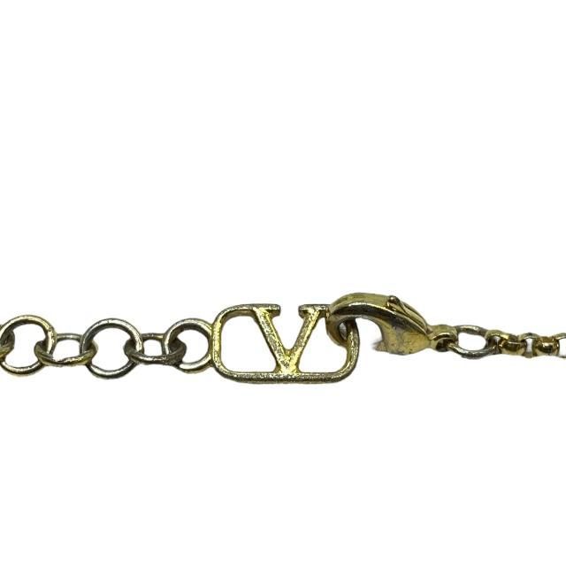 【未使用保管品】ヴァレンティノ　V 　ラインストーン　ゴールド　ブレスレット VALENTINO ヴァレンティノ ブレスレット 7W2J0X83MET レディース