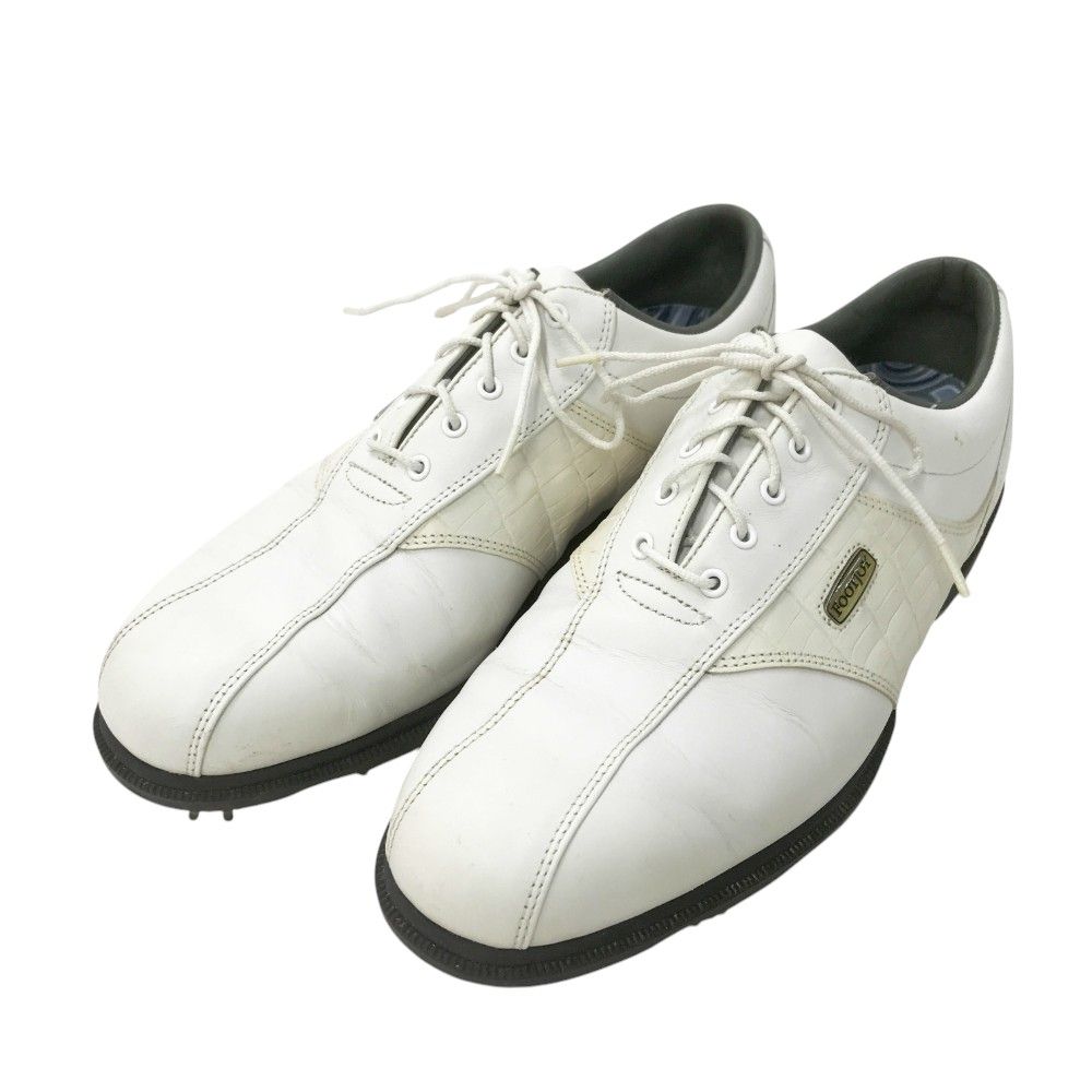 FOOT JOY フットジョイ 53408J ゴルフシューズ DRY JOYS  ホワイト系 26.5cm [240101307475] ゴルフウェア メンズ ストスト
