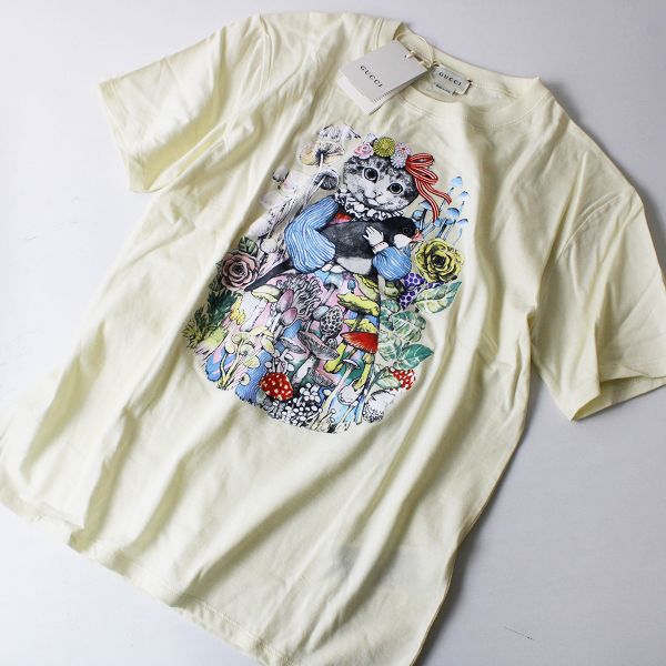 新品 2020年 GUCCI グッチ 580991 チルドレンズ ヒグチユウコ コラボ Tシャツ 12（150cm）/アイボリー 大人着用可【2400013115032】  - メルカリ