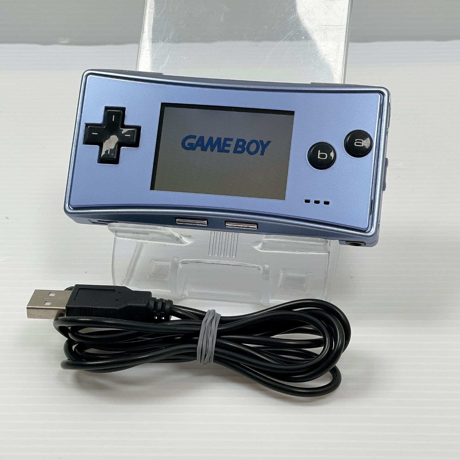 ゲームボーイミクロ ブルー 遊べるセット 動作 済み ニンテンドー Nintendo Gameboy micro
