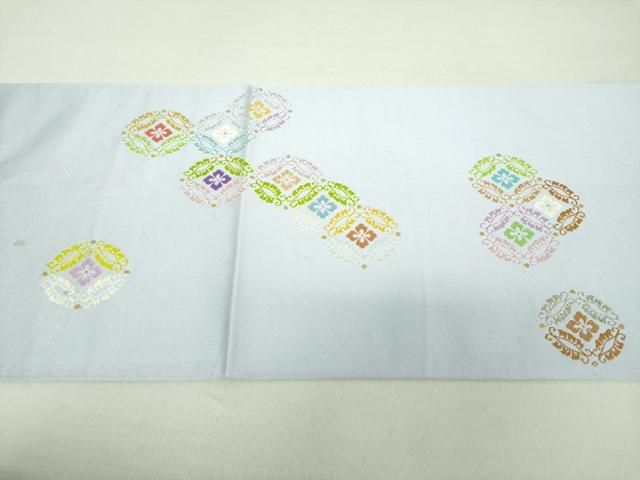 平和屋着物○三代目 龍村光峯 六通柄 本袋帯 紫の讃歌 金銀糸 正絹  