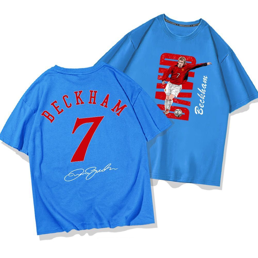 サッカー デビッド・ベッカム Tシャツ メンズ 半袖 吸汗速乾 ゆったり