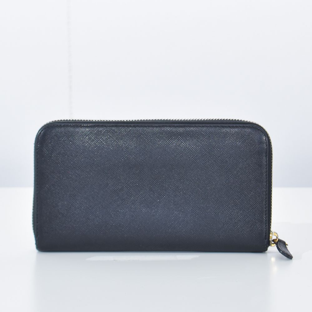 中古USED PRADA 財布 長財布 サフィアーノ ブラック 252601392 中古USED PRADA 財布 長財布 サフィアーノ ブラック 252601392