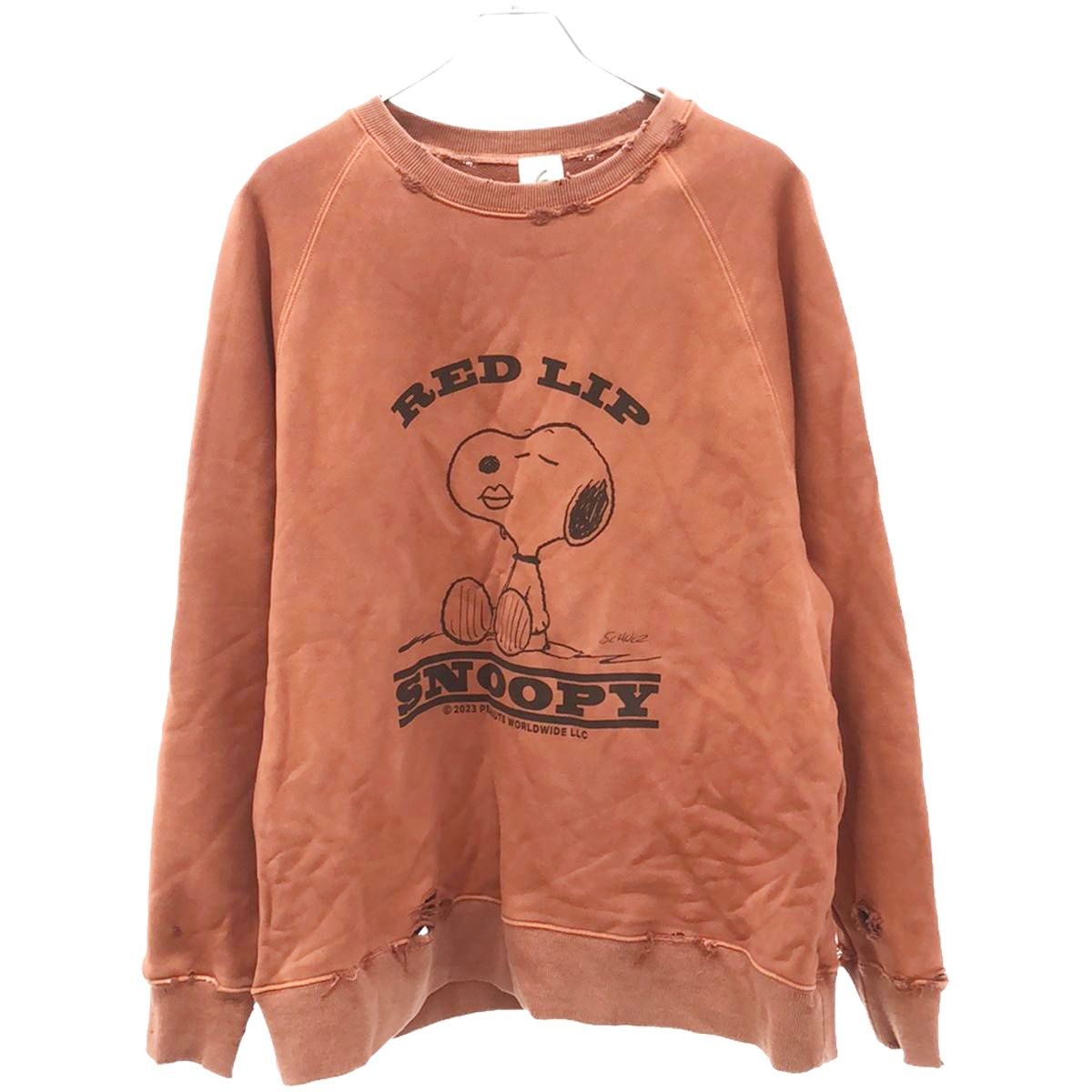 6 roku SNOOPY LIP SWEAT PULLOVER 美品 6(ROKU) BEAUTY&YOUTH UNITED ARROWS ロク ビューティーアンドユース