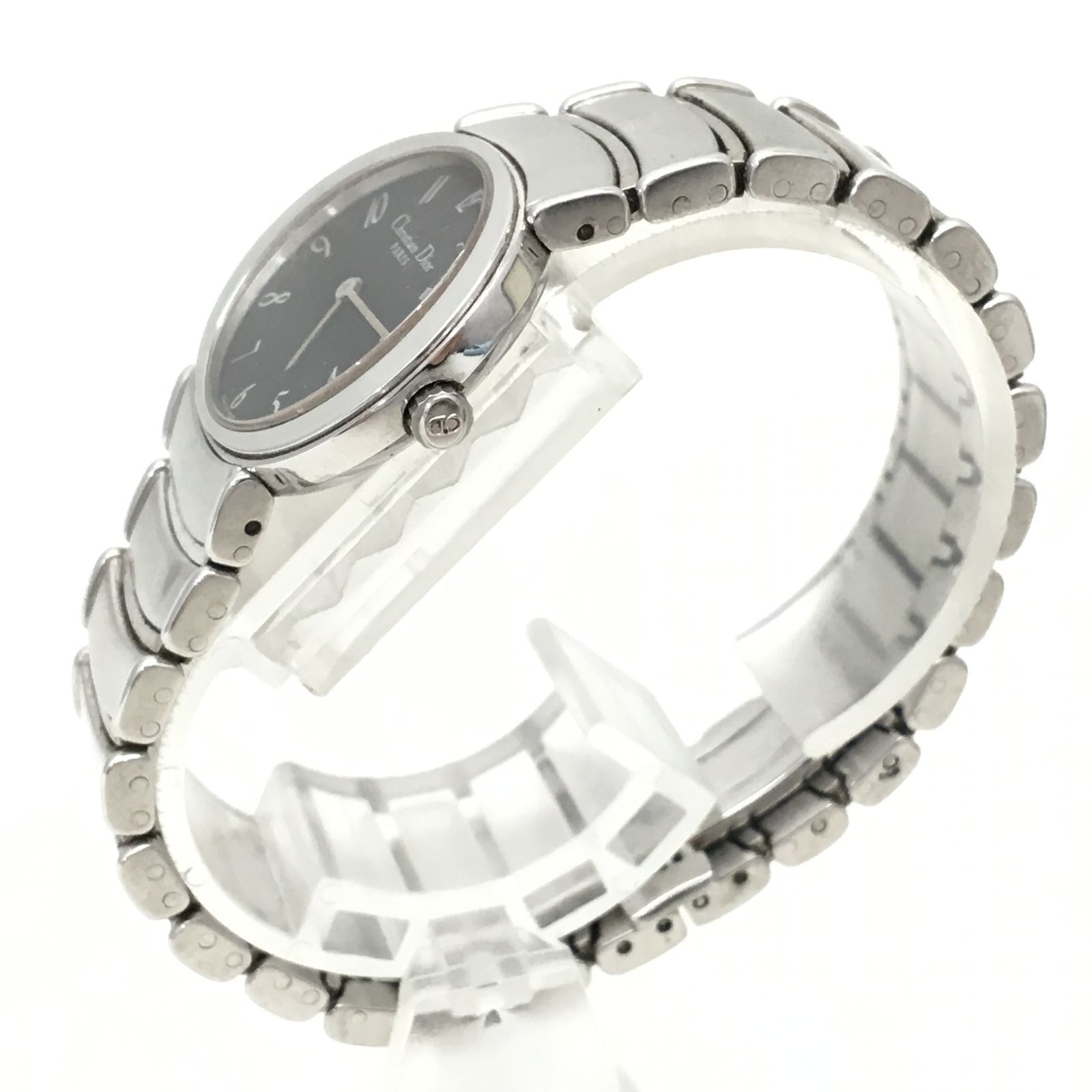 Dior Christian Dior 腕時計 シルバー ディオール D75-100 腕時計 シルバー 稼働品 10-952 - メルカリ