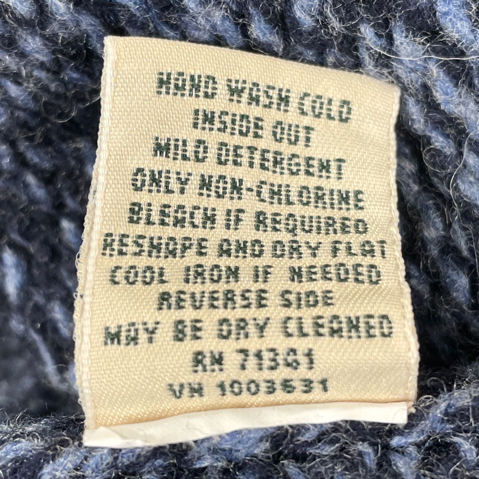 L.L.Bean エルエルビーン 90s???00s クルーネックミドルゲージニット 