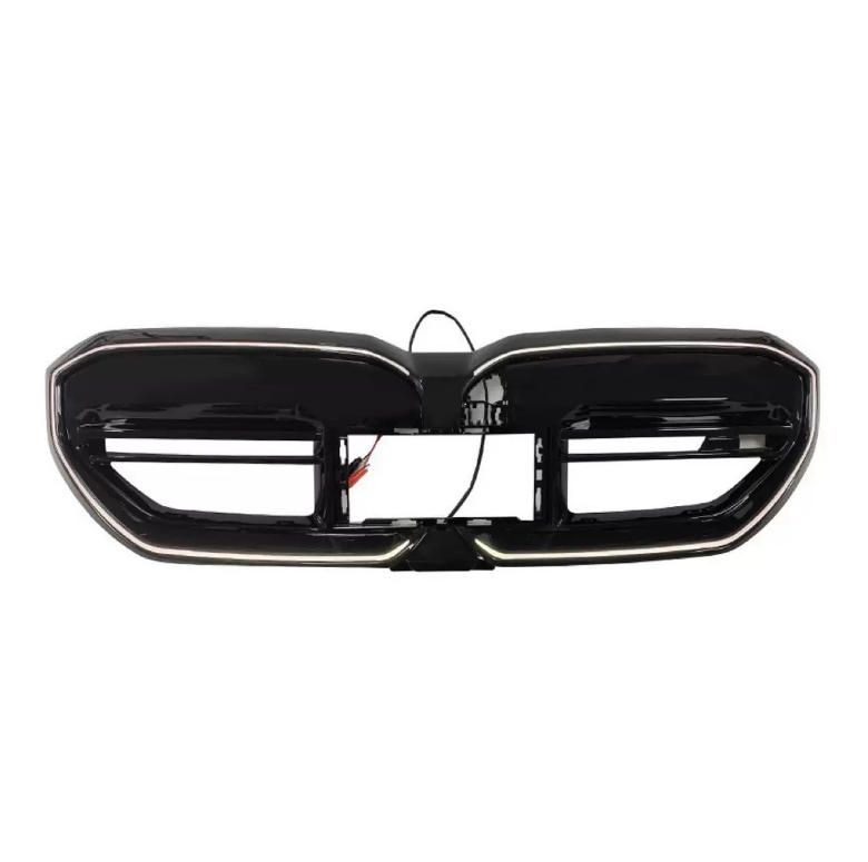 BMW新5系G60 G61G68改M5型発光中網LED発光二重線中網フロントグリルに適用