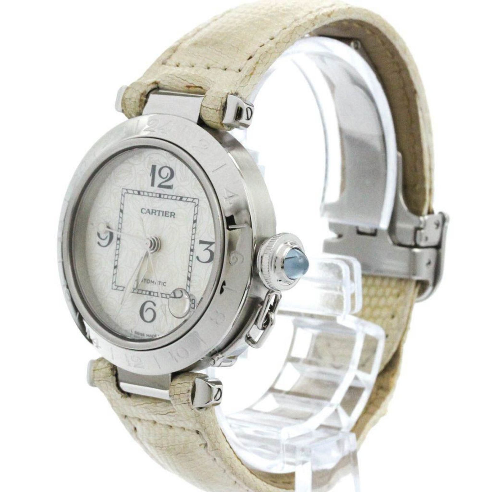 Cartier パシャCクリスマス限定シェル文字盤 ステンレススチール自動巻き