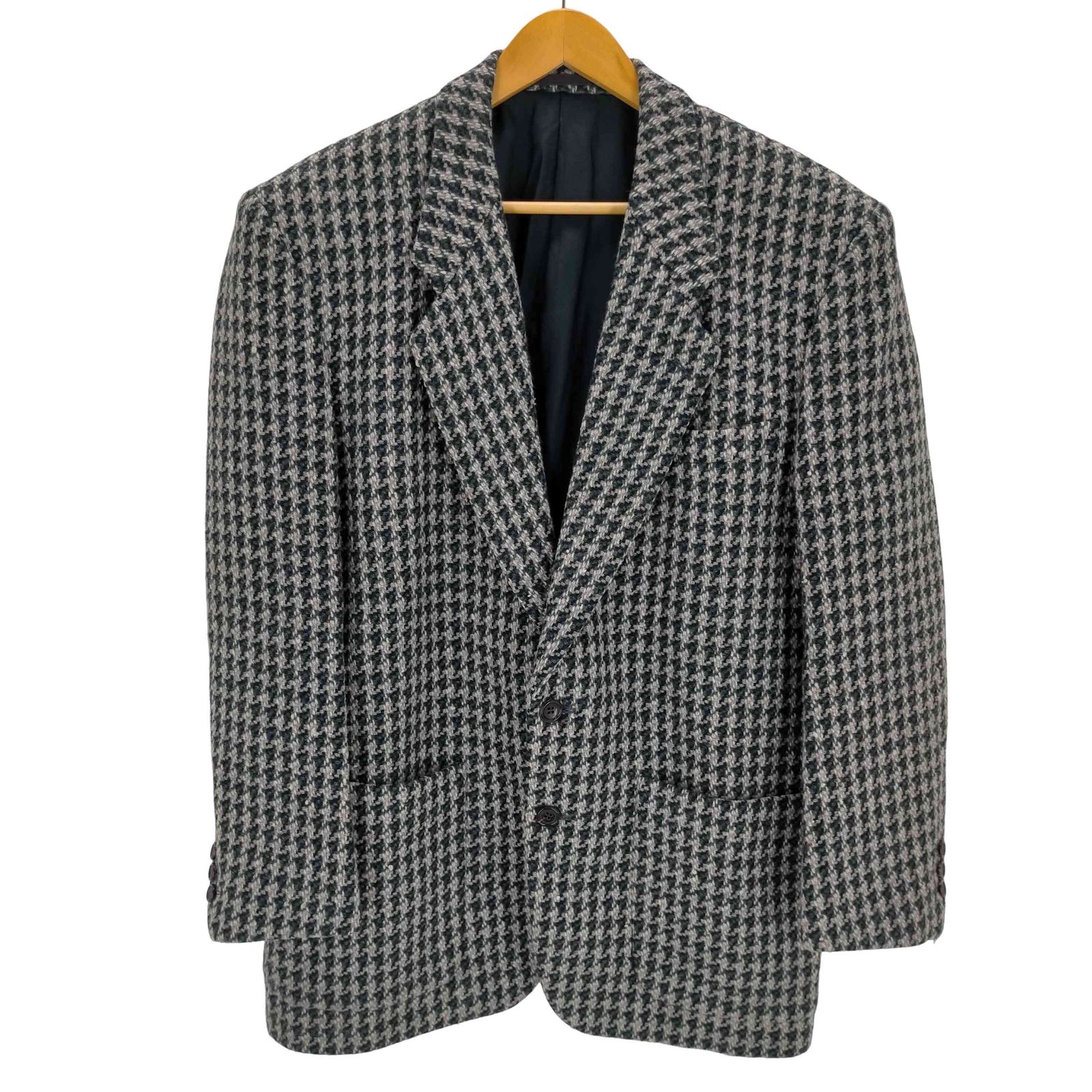 コムデギャルソンオム COMME des GARCONS HOMME 90s 千鳥格子 ウールテーラードジャケット メンズ JPN M