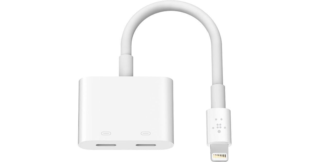 belkin F8J198BTWHT Lightning Audio Charge RockStar ホワイト