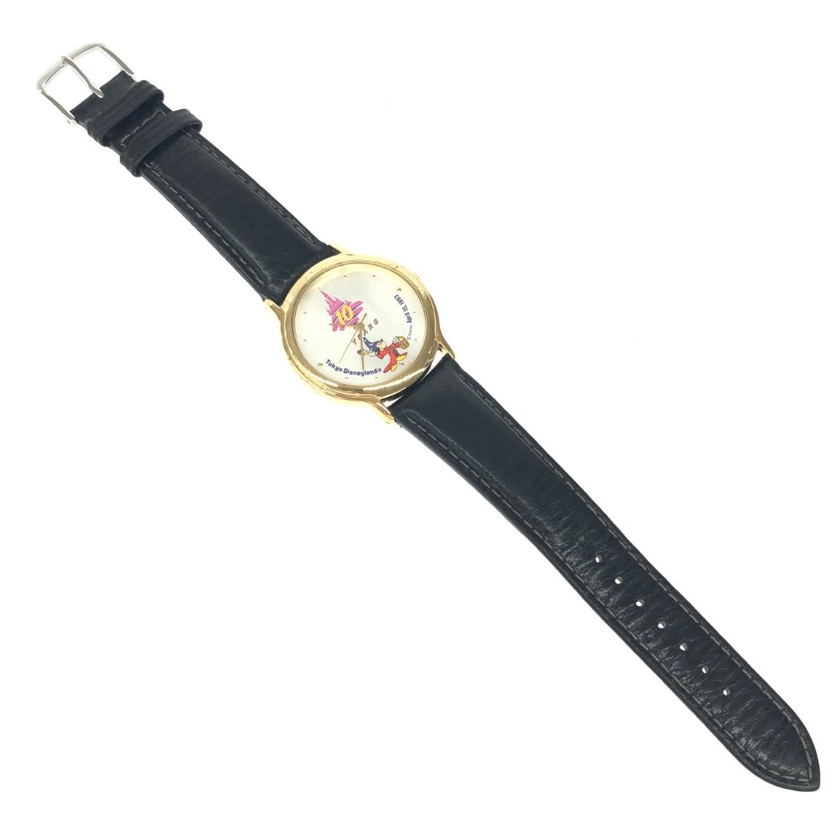 Disney ディズニー /腕時計 クォーツ/SS×レザー 東京ディズニーランド