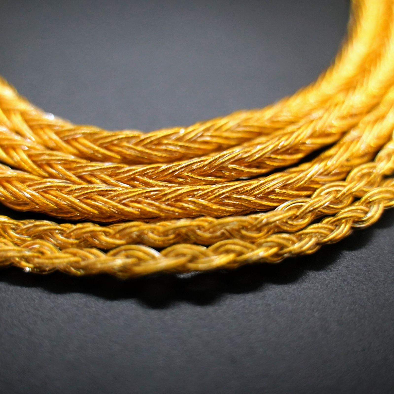 数量限定-超高評価!最高仕様16芯 金メッキケーブル 購入 膨張式mmcx