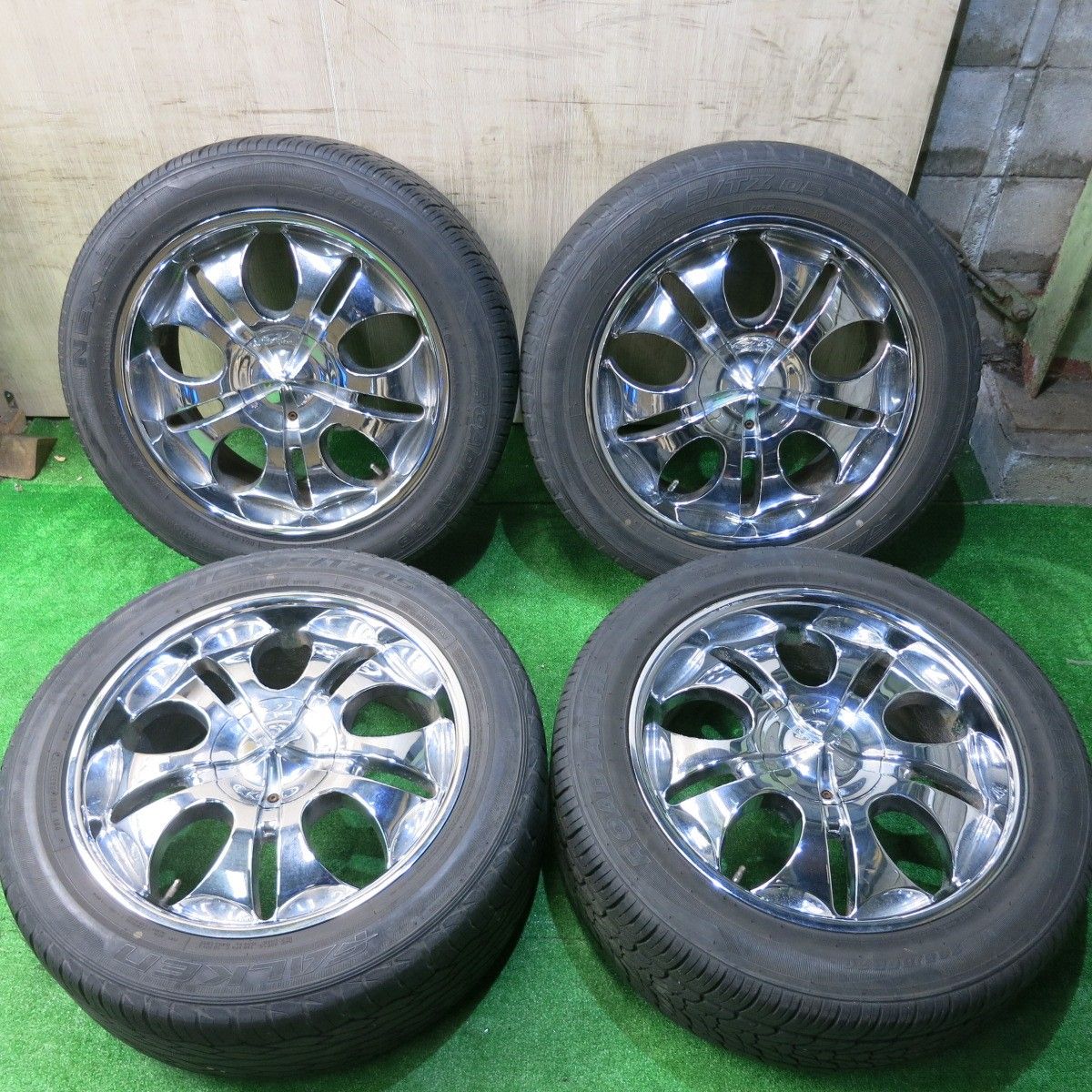 バリ溝 9.5分 265|50R20 ファルケン ZIEX S|TZ 05 ネクセン ROADIAN HP TYFUN 社外 アルミ 20インチ PCD139.7|6H 5050206HAノ
