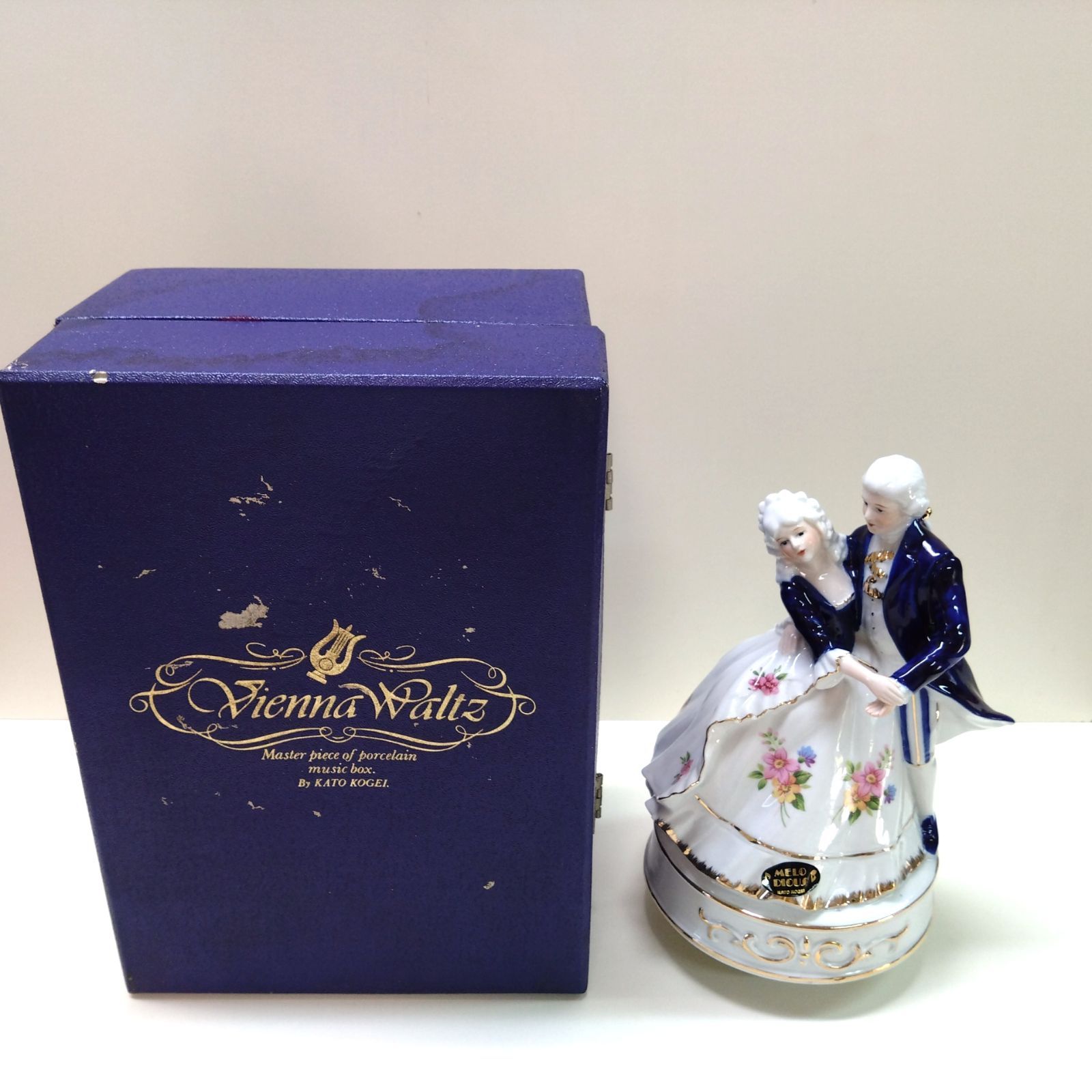 加藤工芸 KATO KOGEI オルゴール 青いピアノ グリーンスリーブス レア 加藤工芸 KATO KOGEI オルゴール 青いピアノ グリーンスリーブス