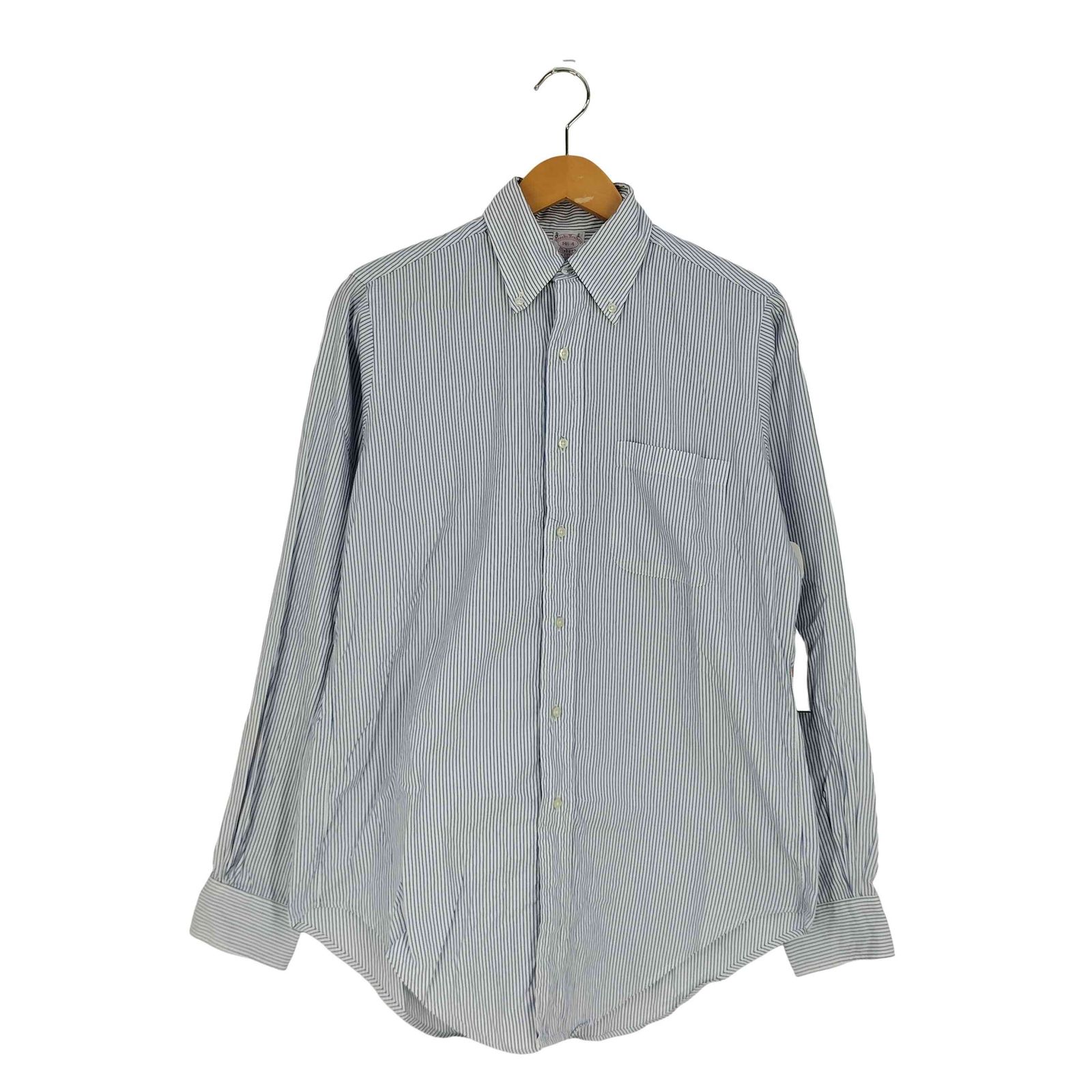 極美品★ブルックスブラザーズ　トーマスメイソン　ストライプシャツ Made in USA Brooks Brothers × Thomas Mason Stripe Dress