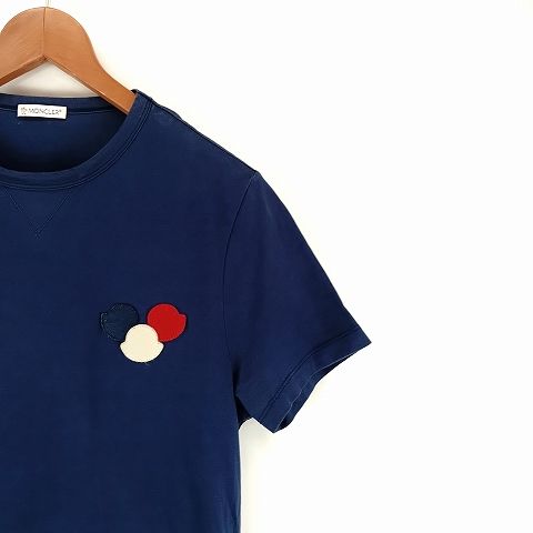 モンクレール　ネイビー Tシャツ 14A モンクレール MONCLER MAGLIA T-SHIRT マグリア Tシャツ S 紺