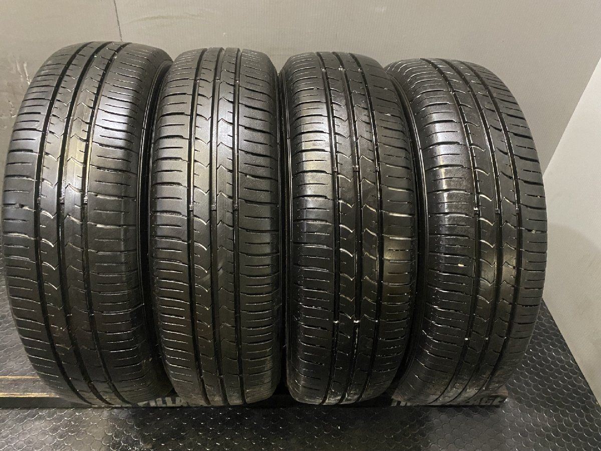 GOODYEAR EfficientGrip ECO EG01 155/65R14 14インチ 夏タイヤ 4本 20～22年製 バリ溝 N-WGN フレアワゴン アルトラパン等　(KTM064)