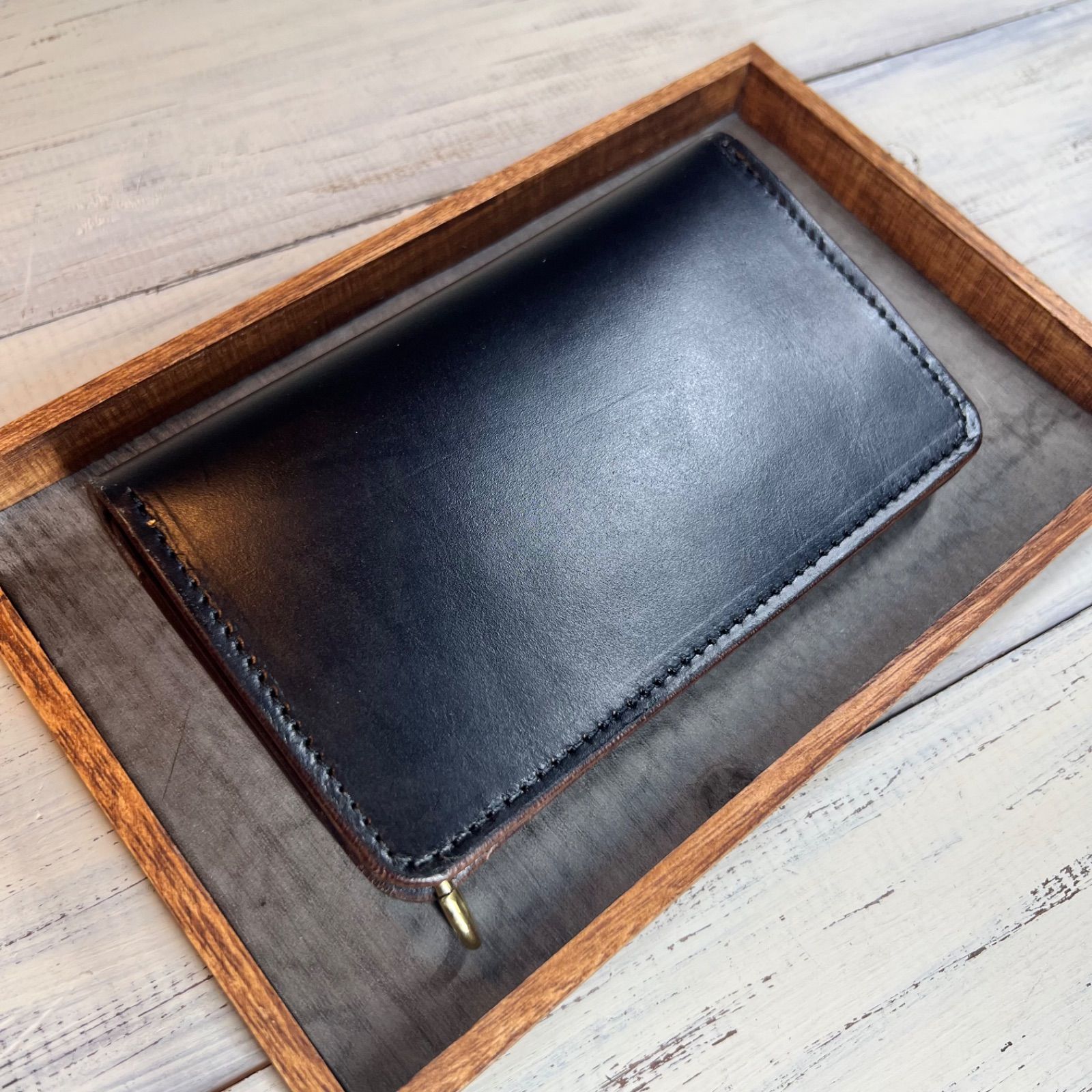 トラッカーウォレット ミドル 2層】 クロムエクセル universal 金  