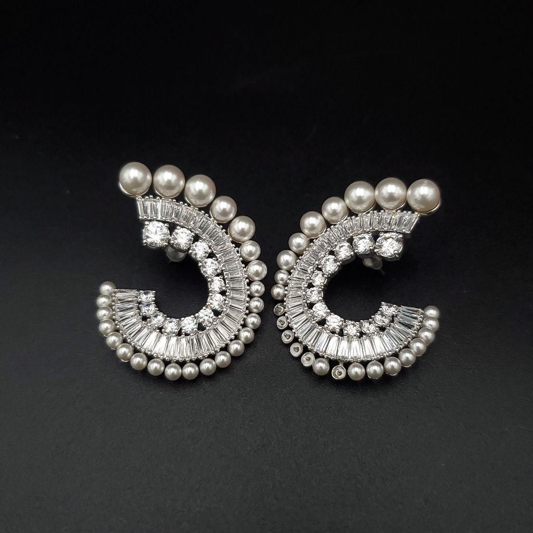 Swarovski スワロフスキー ドロップピアス クリスタル パール アリアナグランデコラボ ラグジュアリー