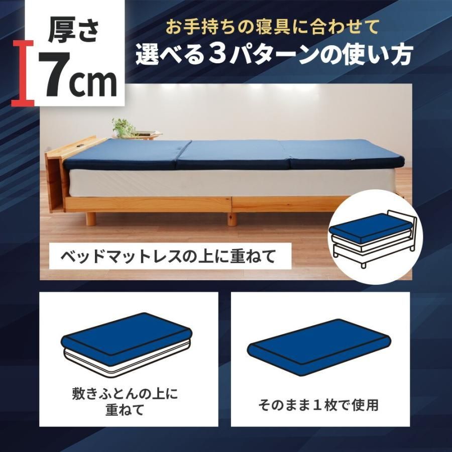 RISEゼログラビティシングルサイス 高反発マットレス＆枕　2点セット RISEゼログラビティシングルサイス 高反発マットレス＆枕 2点