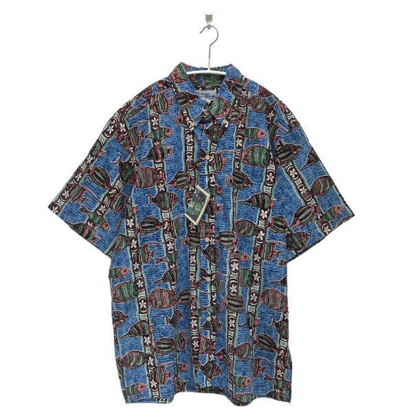 【未使用タグ付き】reyn spooner レインスプーナー アロハシャツ AlohaShirt  開襟シャツ Lサイズ RN34945