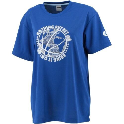 【新品・4営業日で発送】コンバース 3S_ウィメンズプリントTシャツ (CB331354) 色 : ロイヤルブルー サイズ : L 