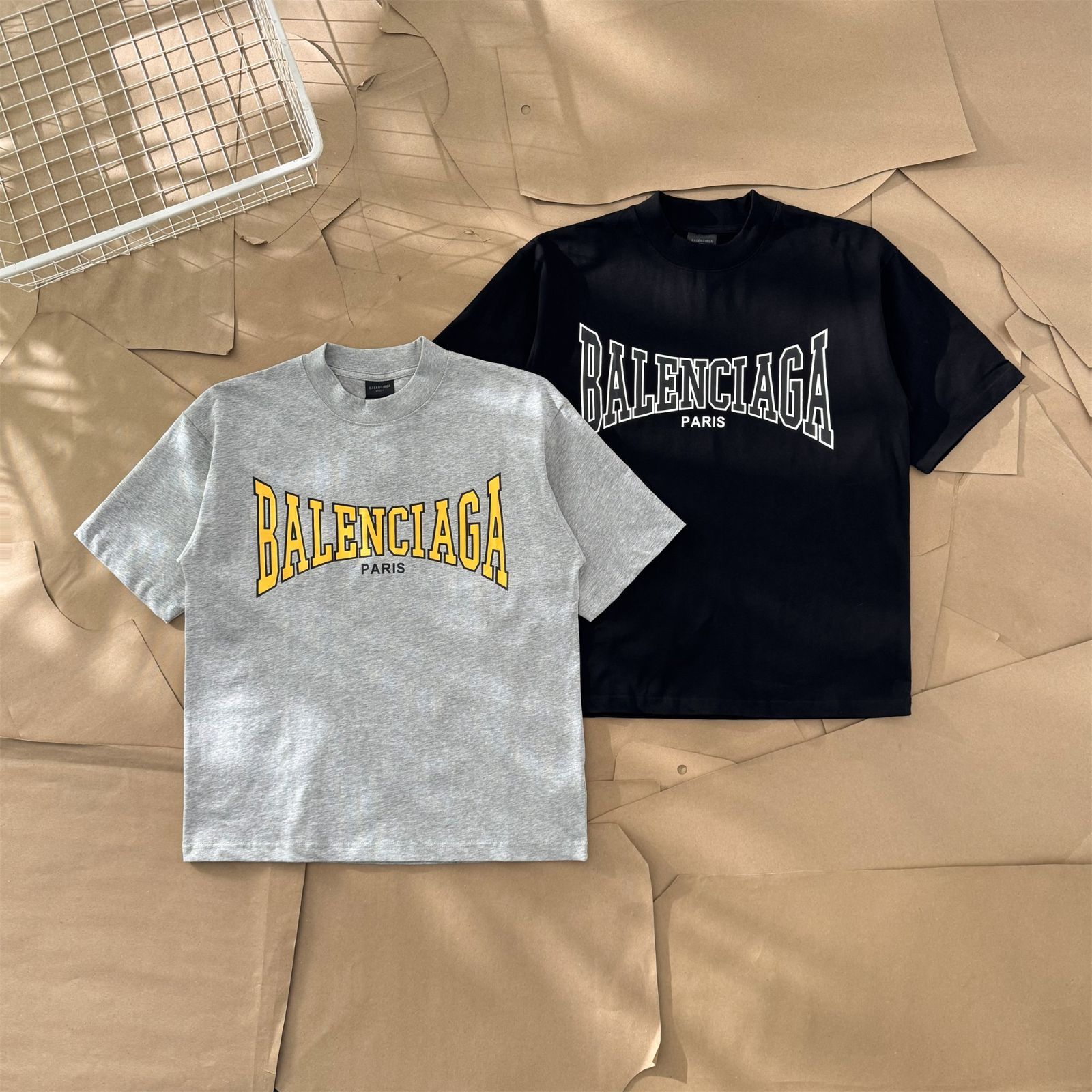 Balenciagaバレンシアガ リップストップ半袖Tシャツ BALENCIAGA