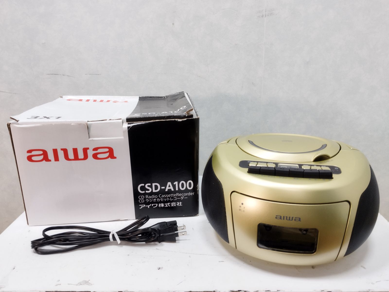 Y☆370 AIWA CDラジカセ CSD-A100