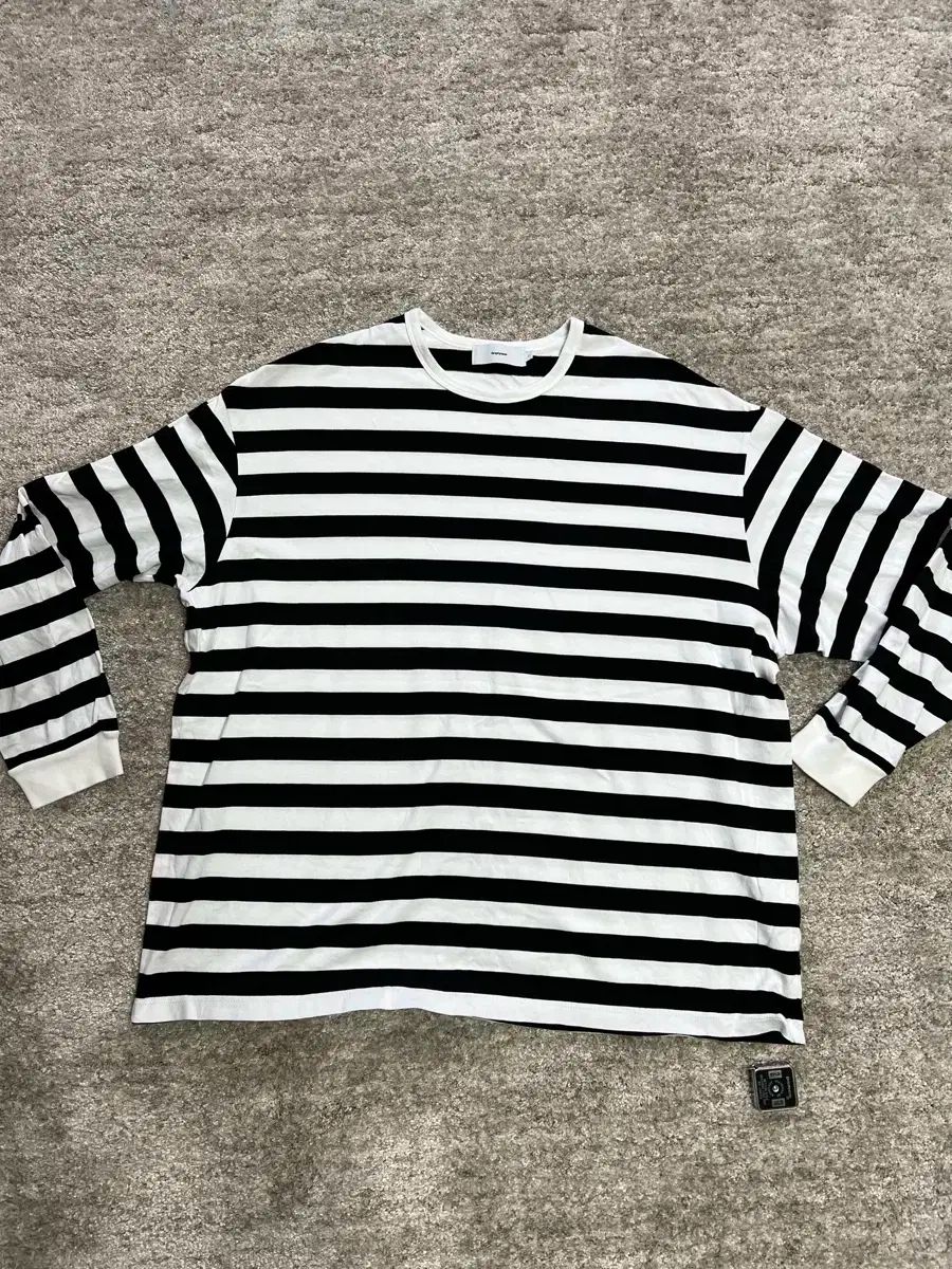 Graphpaper(グラフペーパー) ストライプ ファッション Tシャツ 定番 グラフペーパー ボーダーtシャツ Graphpaper Border  S